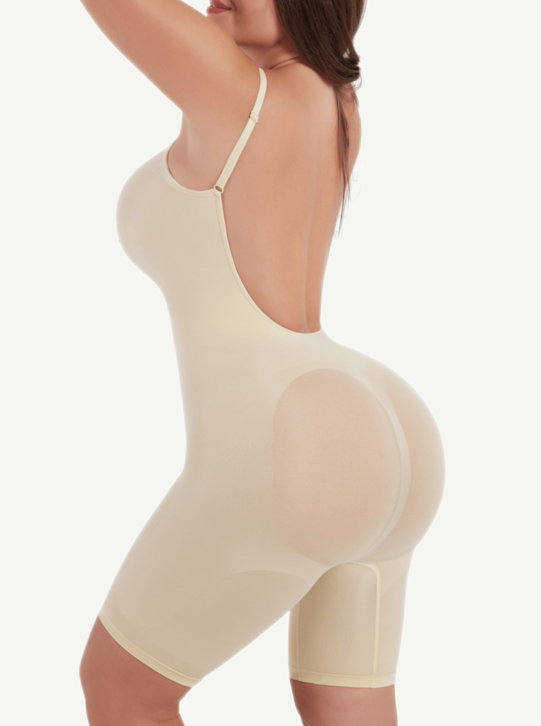 Large Open Back Thong With Covered Chest