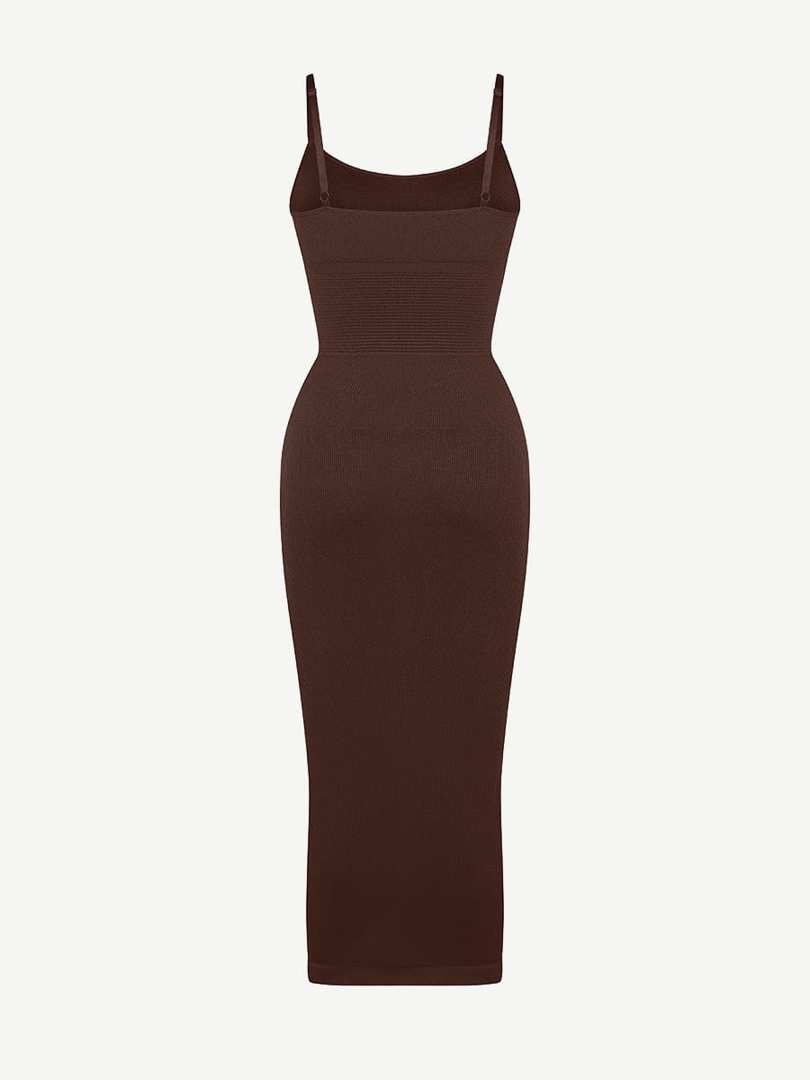 Eco-friendly Seamless 360 Waist Control Midi Shaping Dress
