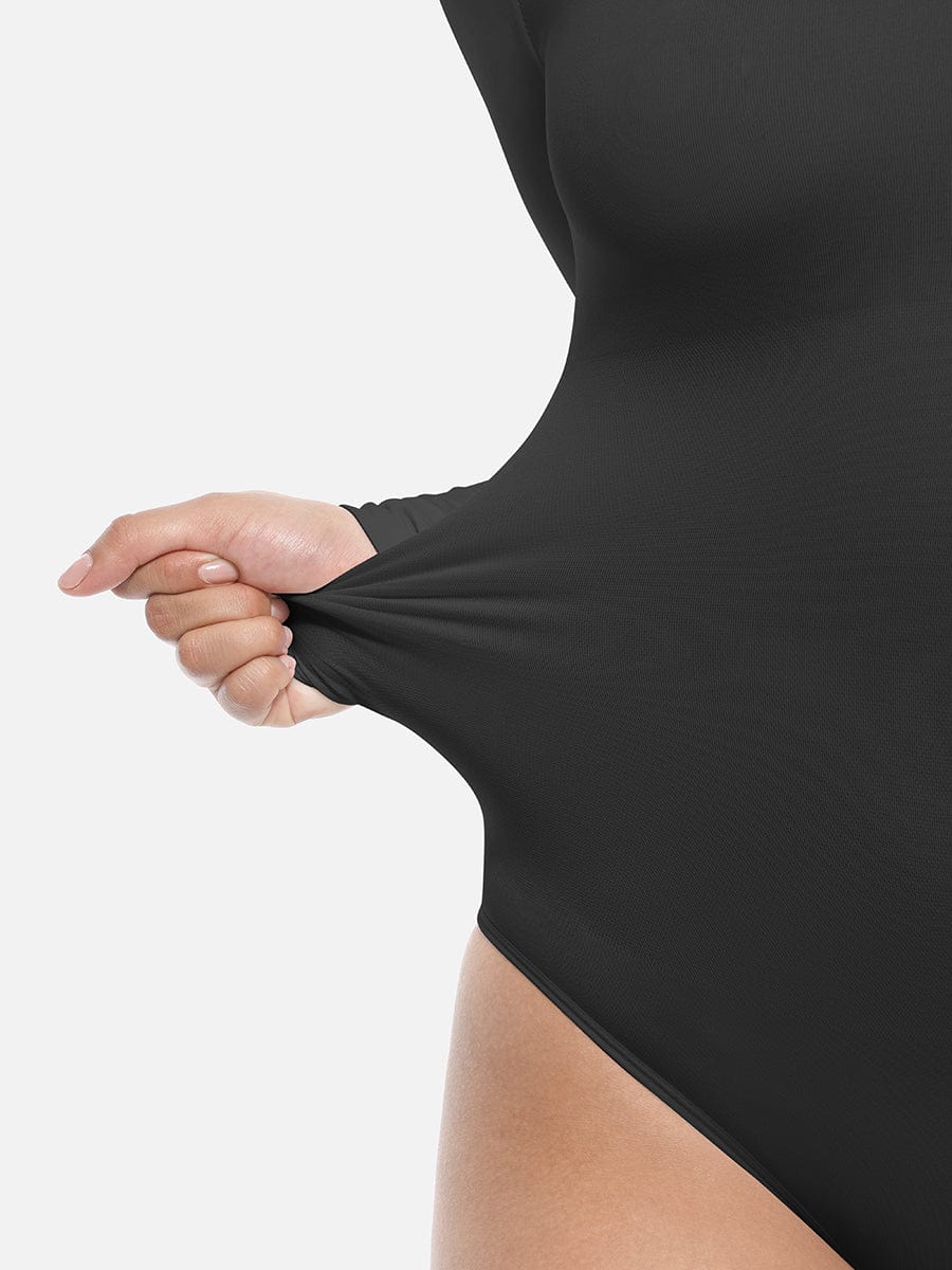 Seamless Bodysuit Long Sleeve Slim Corset Shapewear Bodysuit