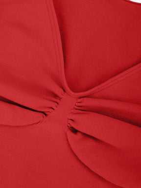 Seamless Bust Support Waist and Abdomen Control Thong Bodysuit