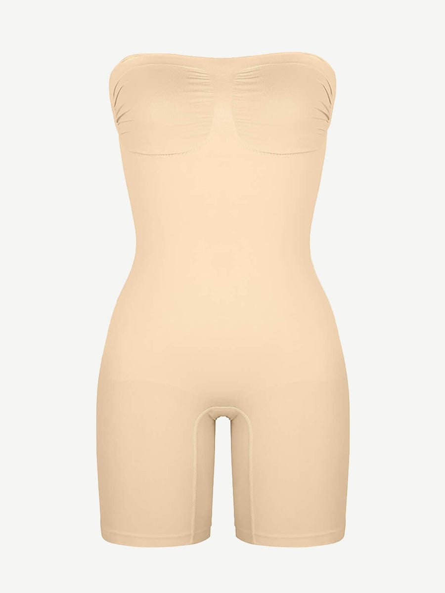 Seamless Sculpt Strapless Shorts Butt Lift Shapewear