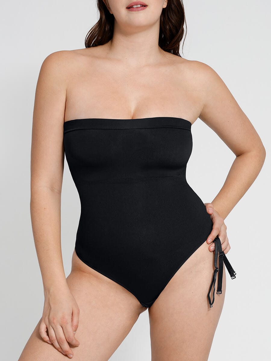 Strap Removable Seamless ?ÙÎÀEco-friendly Sculpt Thong Bodysuit