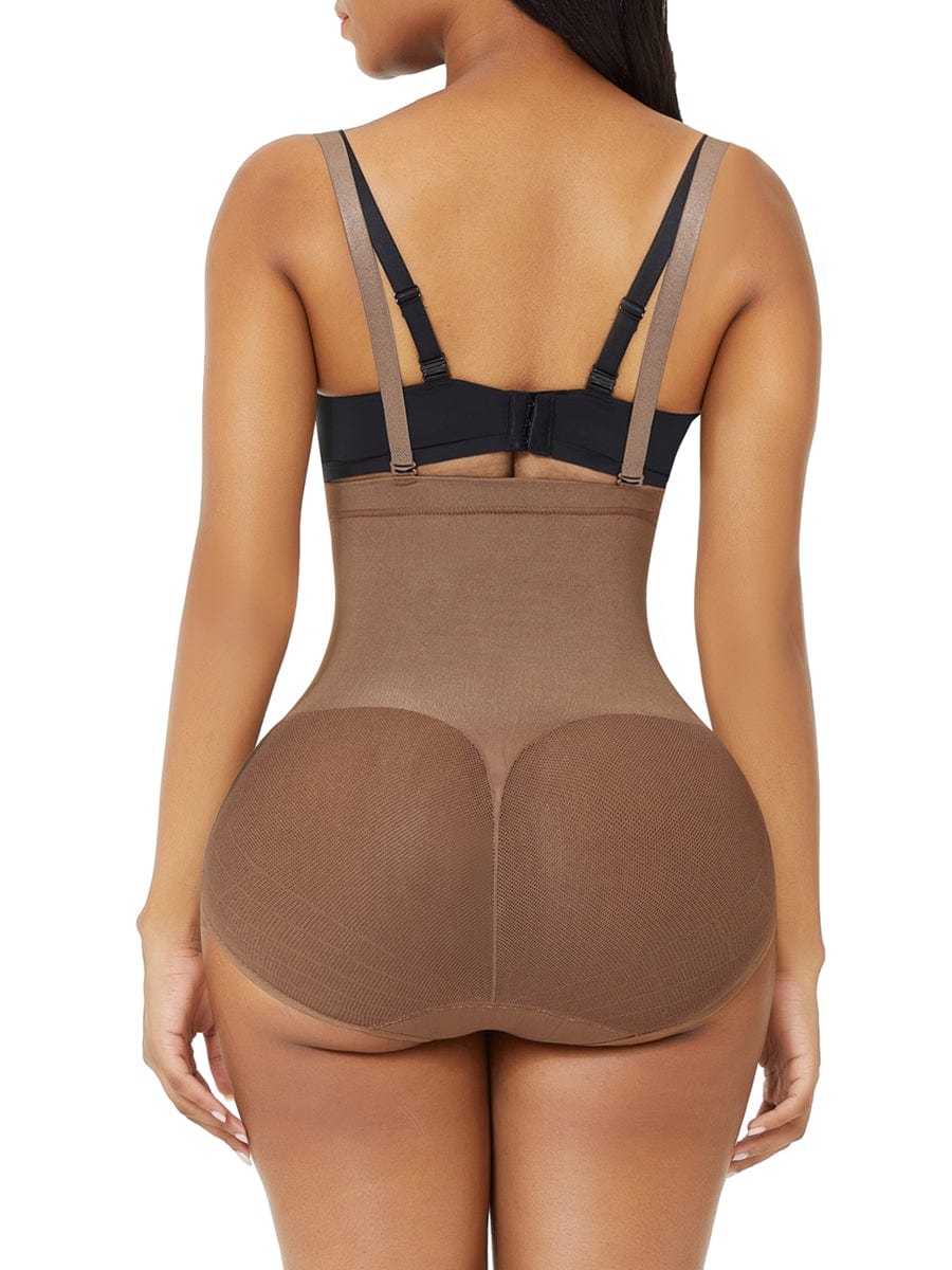 Plus Size Seamless Shapewear Bodysuit Anti-Slip Stretchy