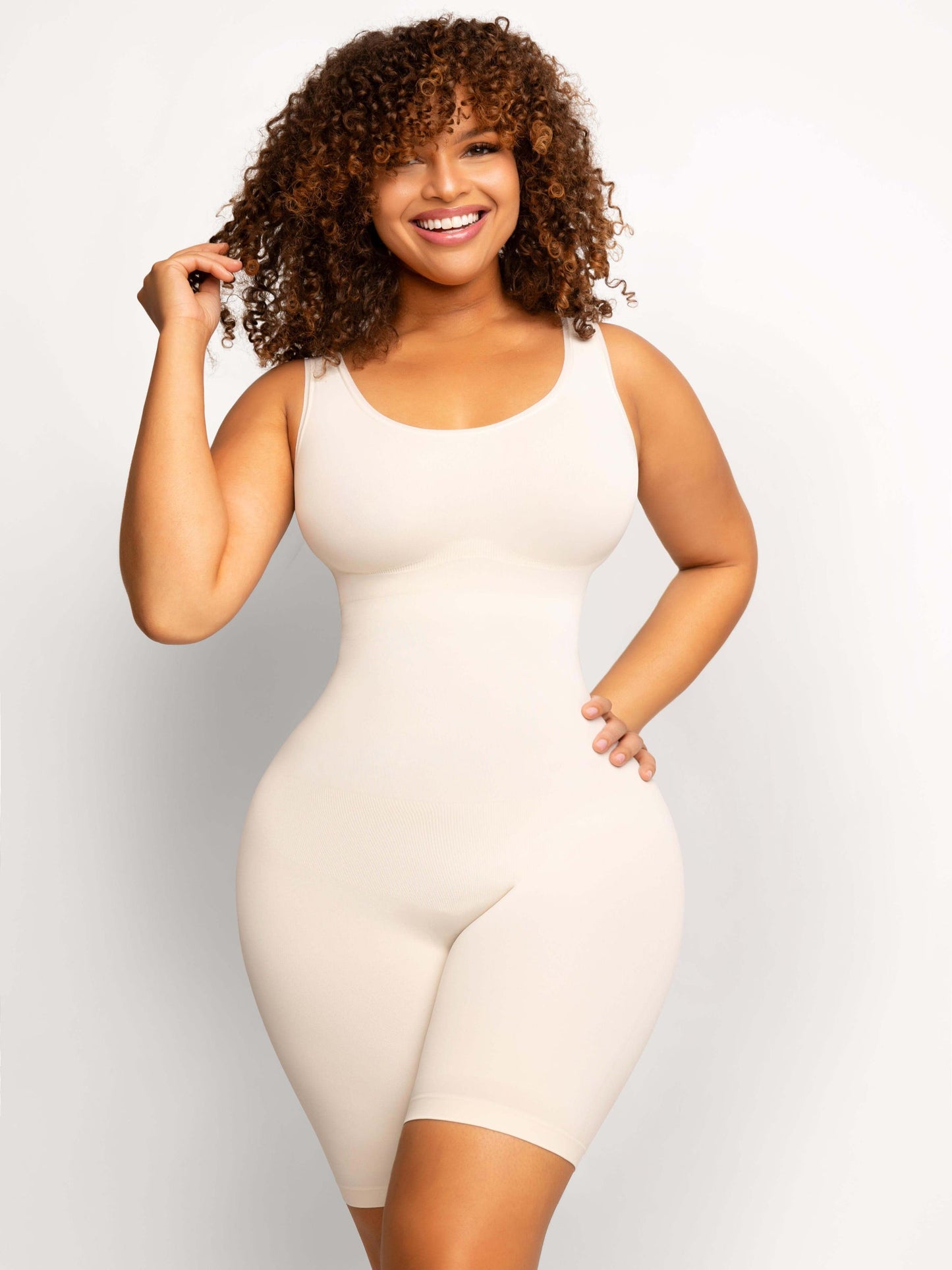 Seamless Outerwear Jumpsuit Shapewear
