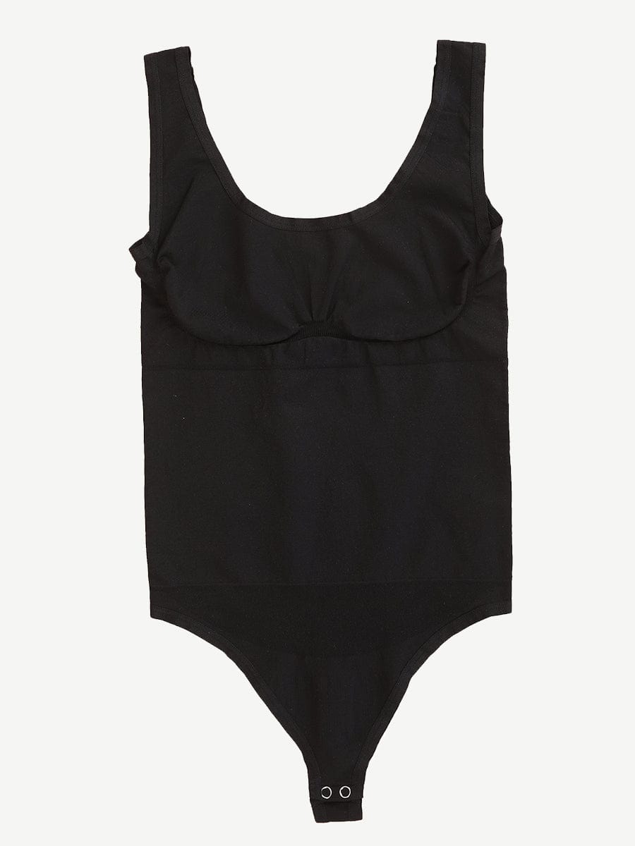Eco-friendly Seamless Outerwear Belly Control Thong Bodysuit
