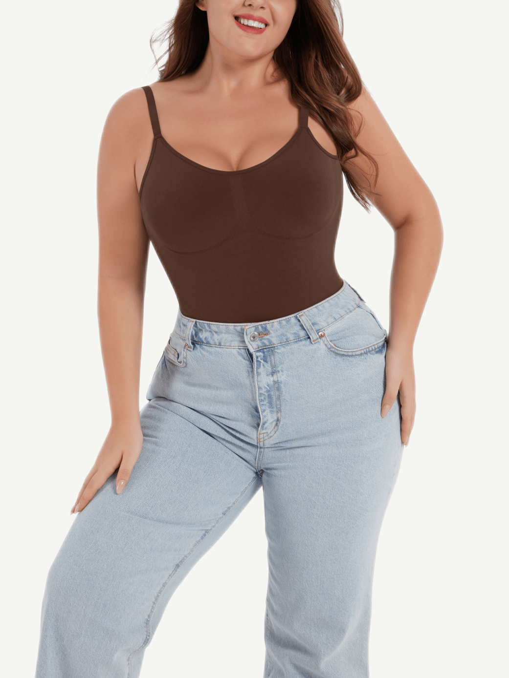Presale-Seamless Cover-Breast Open-Back Thong