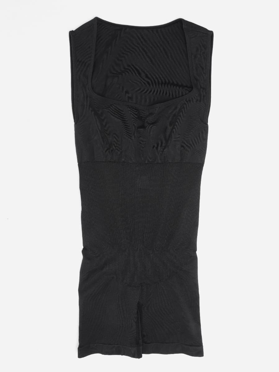 Wholesale?ÙÎÀ Eco-friendly Seamless Square Neck Waist and Belly Shaping Jumpsuit
