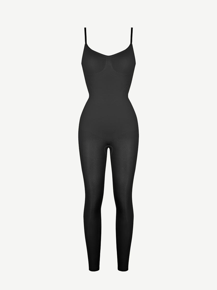 Seamless Breast Support Waist and Abdomen Shaping Mid Thigh Body Shaper