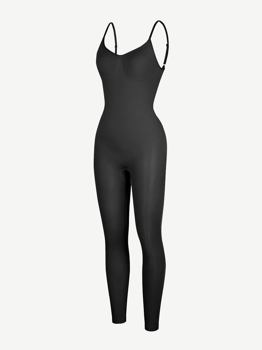 Seamless Breast Support Waist and Abdomen Shaping Mid Thigh Body Shaper