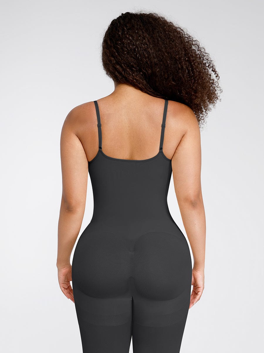 Seamless Breast Support Waist and Abdomen Shaping Mid Thigh Body Shaper