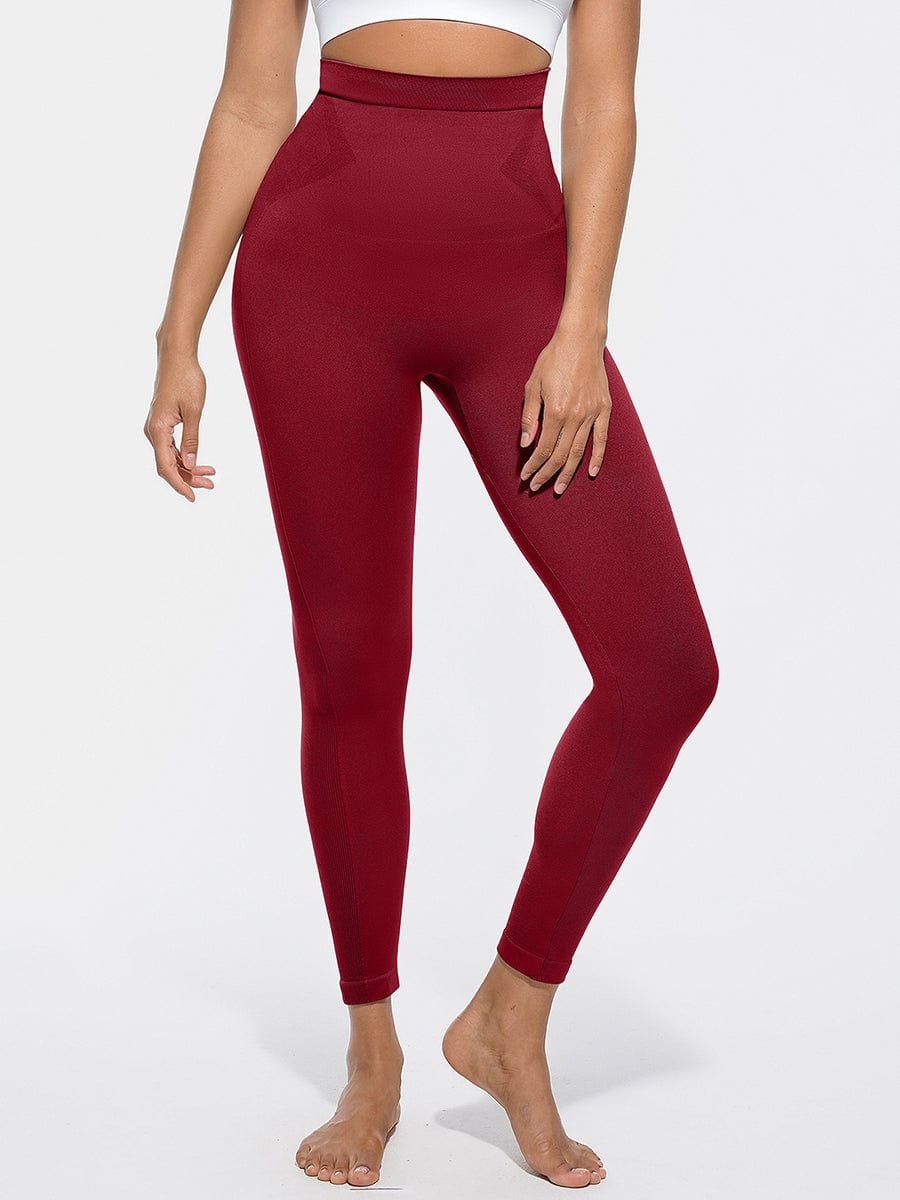 High Waisted Seamless Sculpting Slim Fit Anti Slip Shaping Leggings