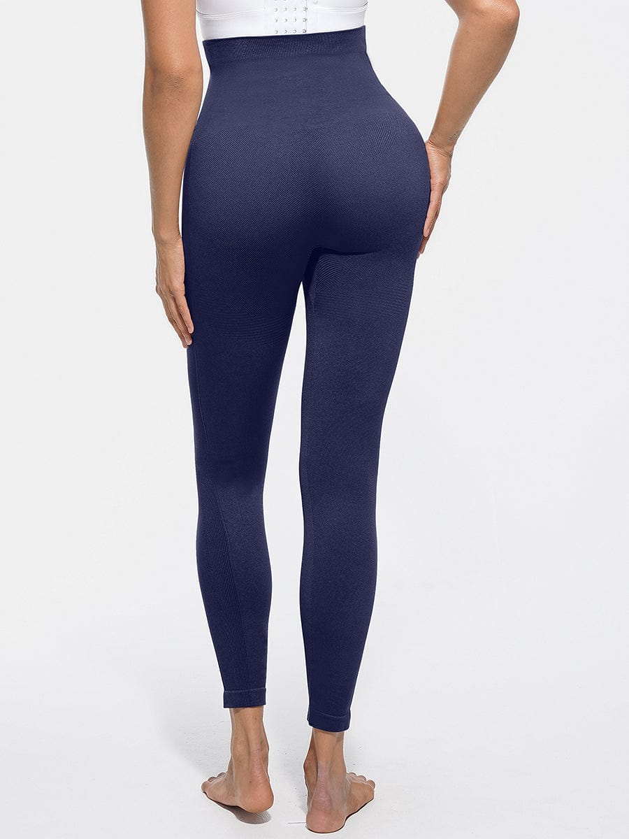 High Waisted Seamless Sculpting Slim Fit Anti Slip Shaping Leggings