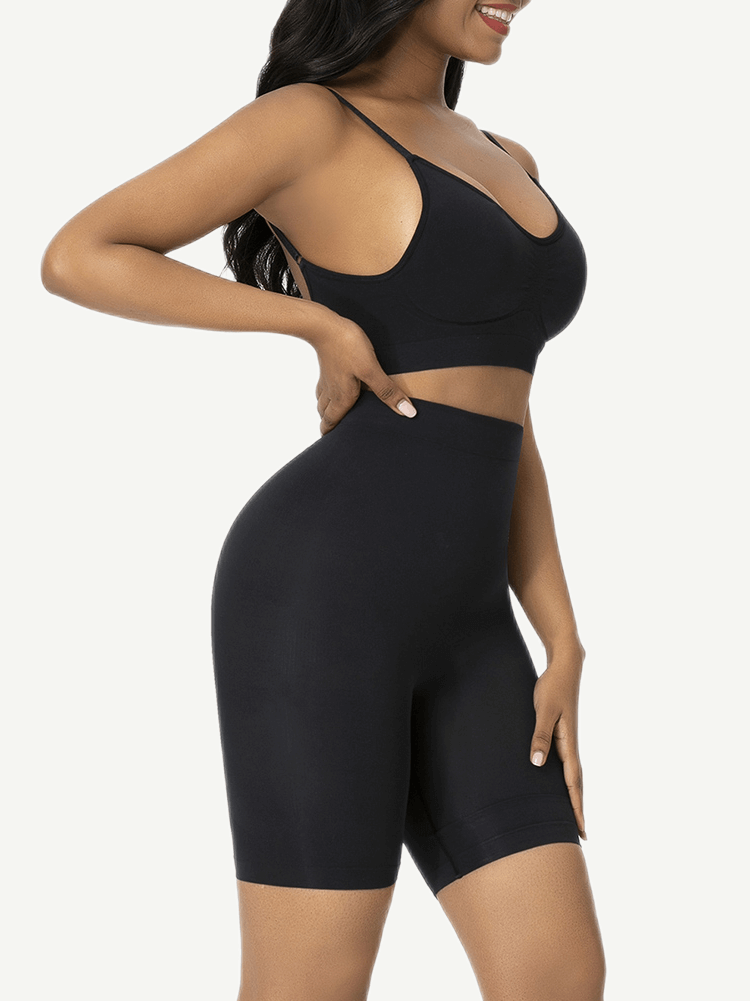 Unbelievable Black High Waist Butt Lifter Shapewear Shorts Slimmer