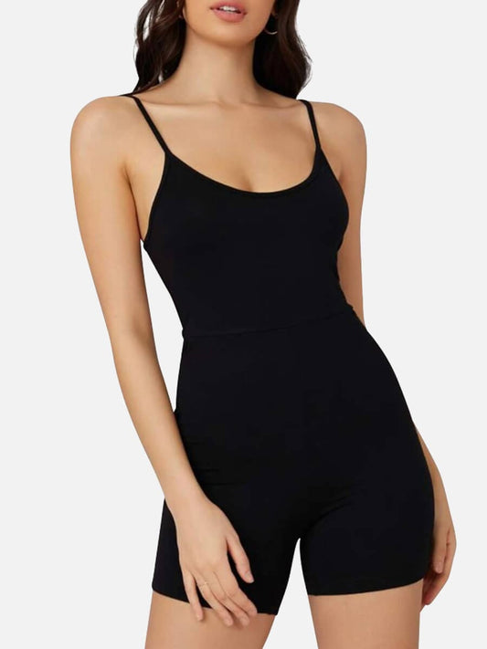 Mid-Thigh Fitness & Shaping Breathable Bodysuit