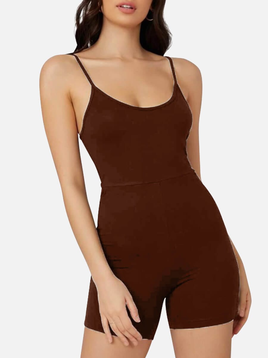 Mid-Thigh Fitness & Shaping Breathable Bodysuit