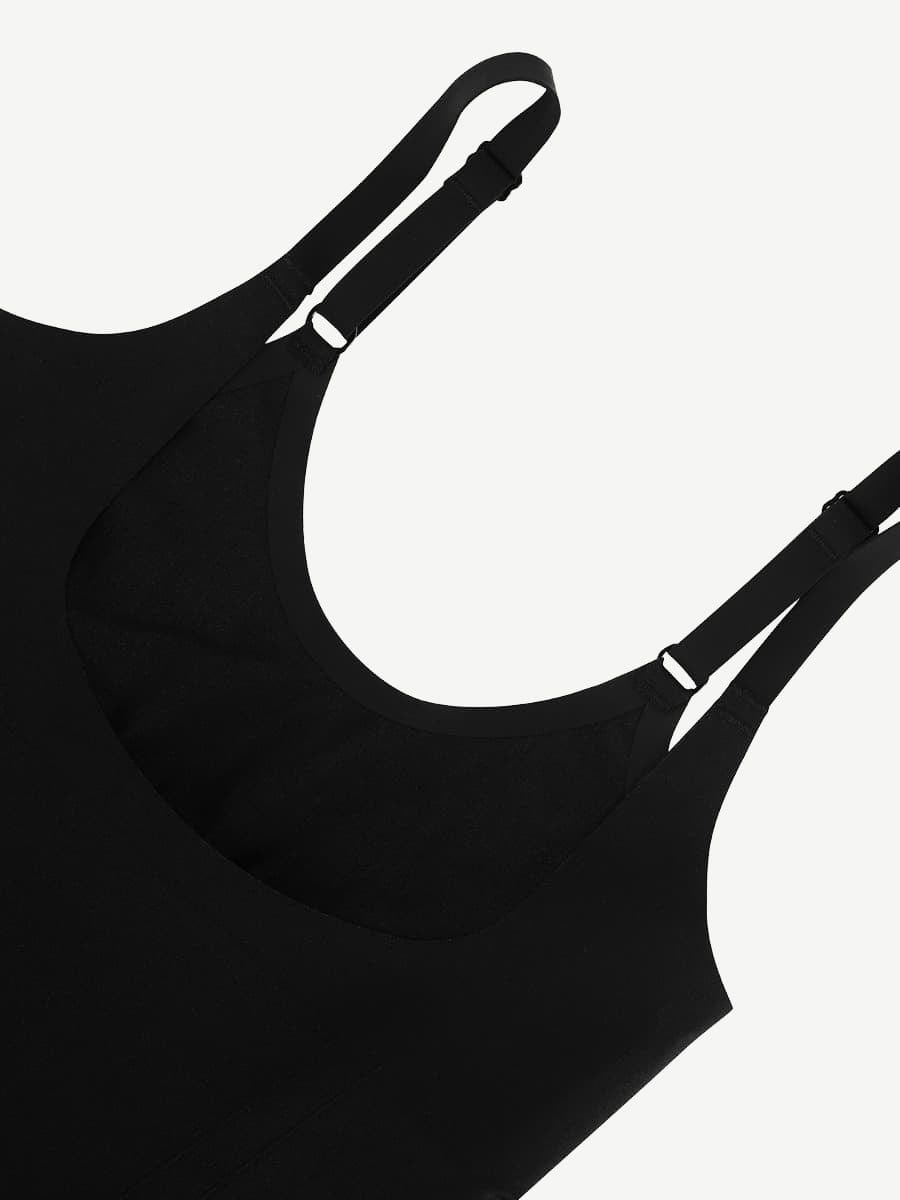 Seamless Open-Bust AbdomenŒæFlattening Mid-Thigh Bodysuit
