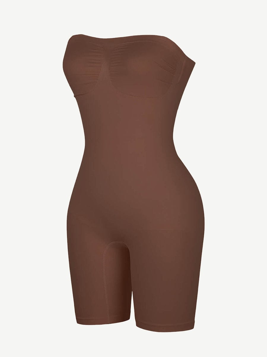 Seamless Sculpt Strapless Shorts Butt Lift Shapewear