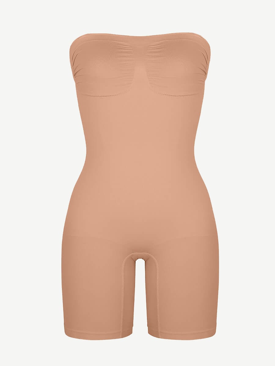 Seamless Sculpt Strapless Shorts Butt Lift Shapewear