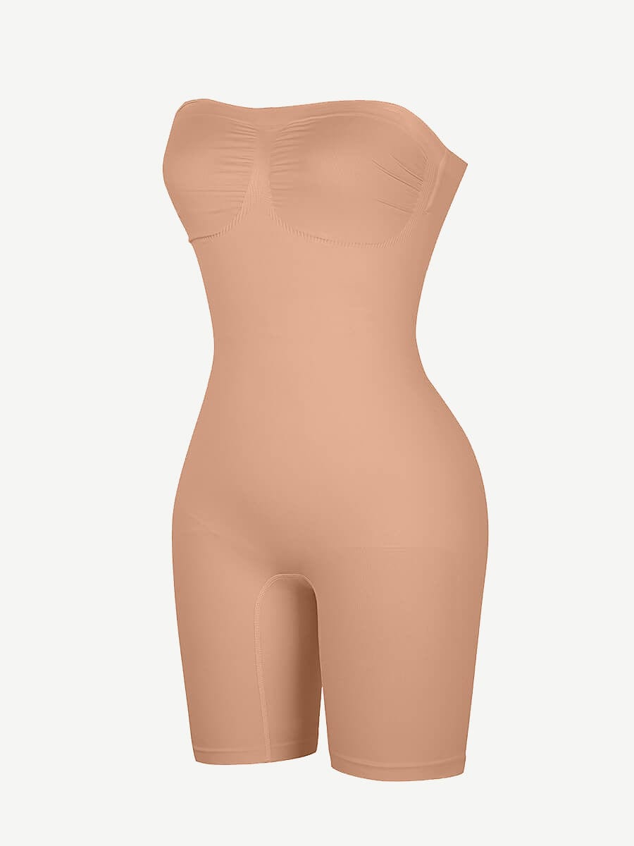 Seamless Sculpt Strapless Shorts Butt Lift Shapewear