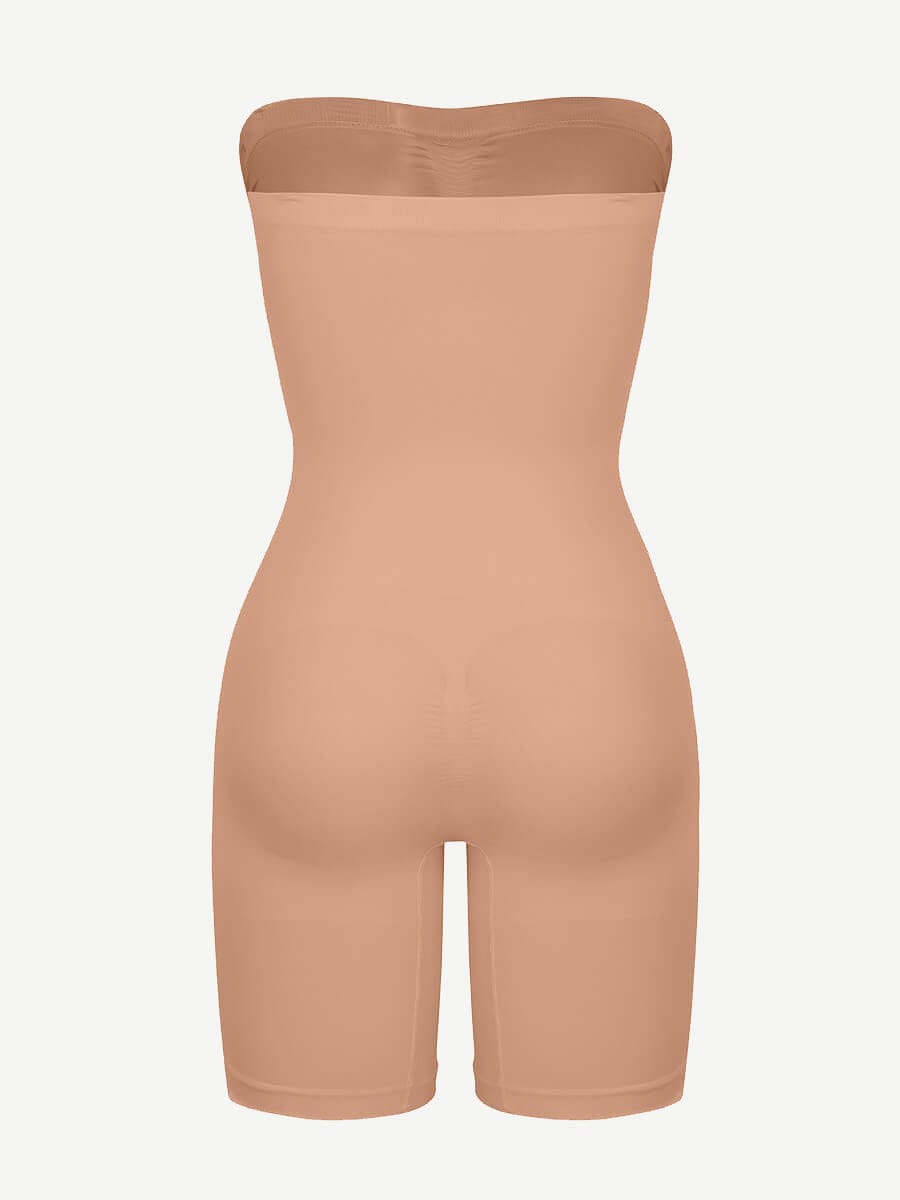 Seamless Sculpt Strapless Shorts Butt Lift Shapewear