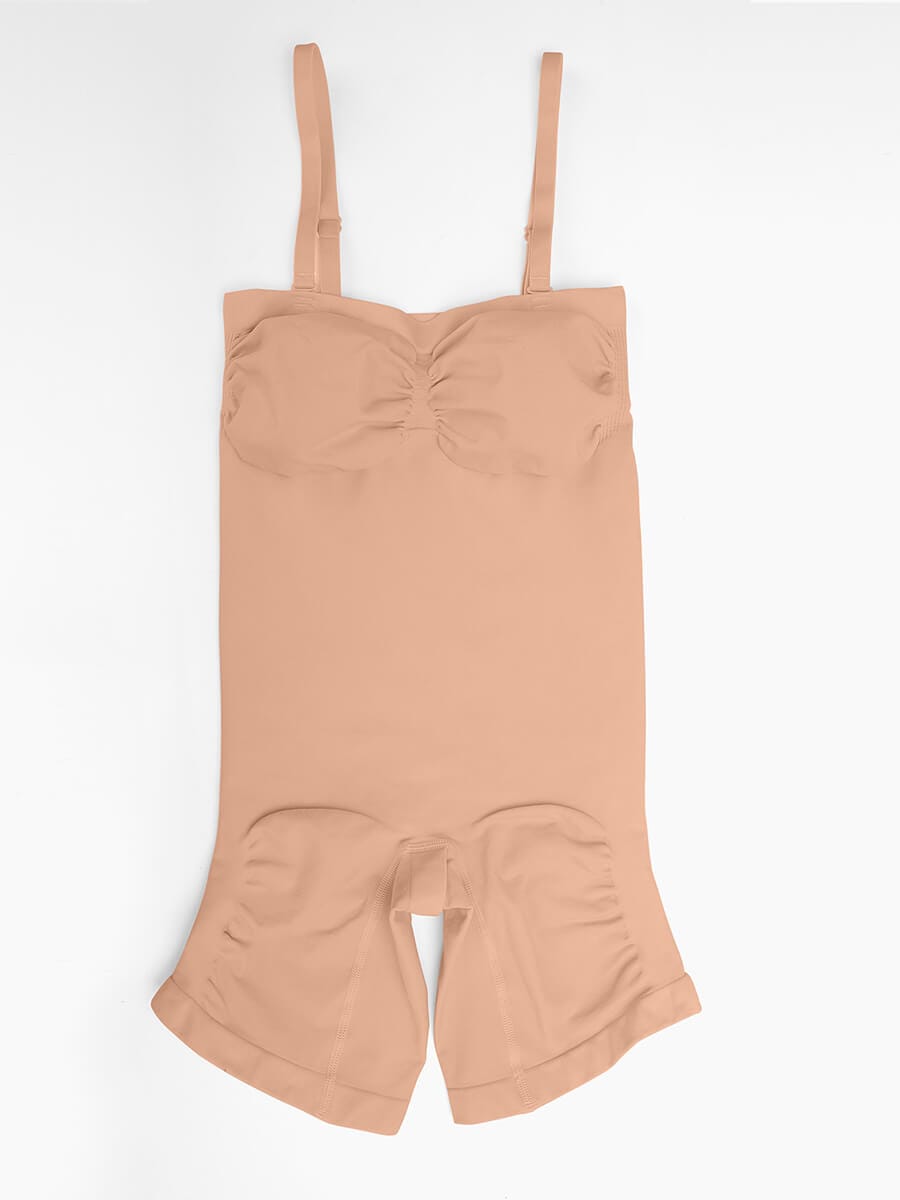 Seamless Sculpt Strapless Shorts Butt Lift Shapewear