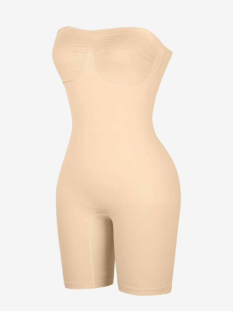 Seamless Sculpt Strapless Shorts Butt Lift Shapewear