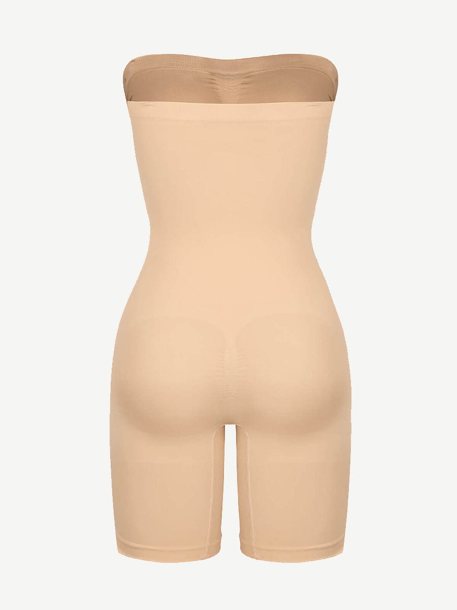 Seamless Sculpt Strapless Shorts Butt Lift Shapewear