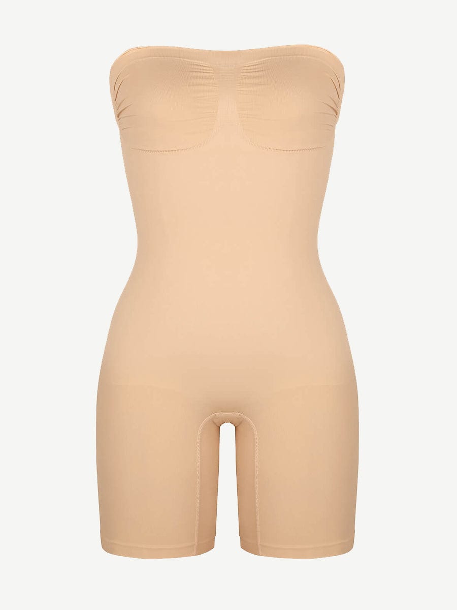 Seamless Sculpt Strapless Shorts Butt Lift Shapewear