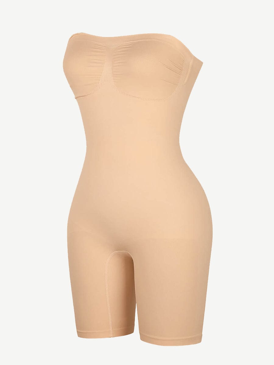 Seamless Sculpt Strapless Shorts Butt Lift Shapewear