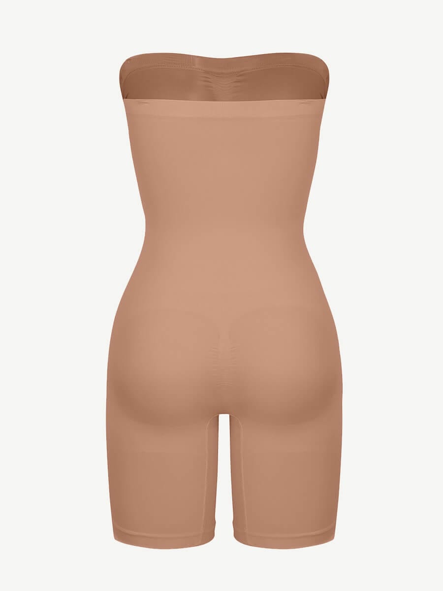 Seamless Sculpt Strapless Shorts Butt Lift Shapewear