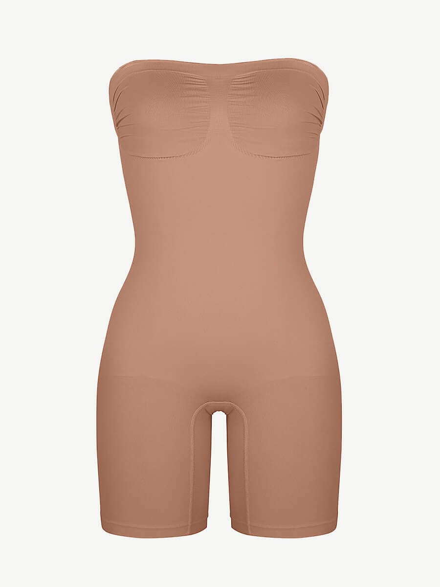 Seamless Sculpt Strapless Shorts Butt Lift Shapewear