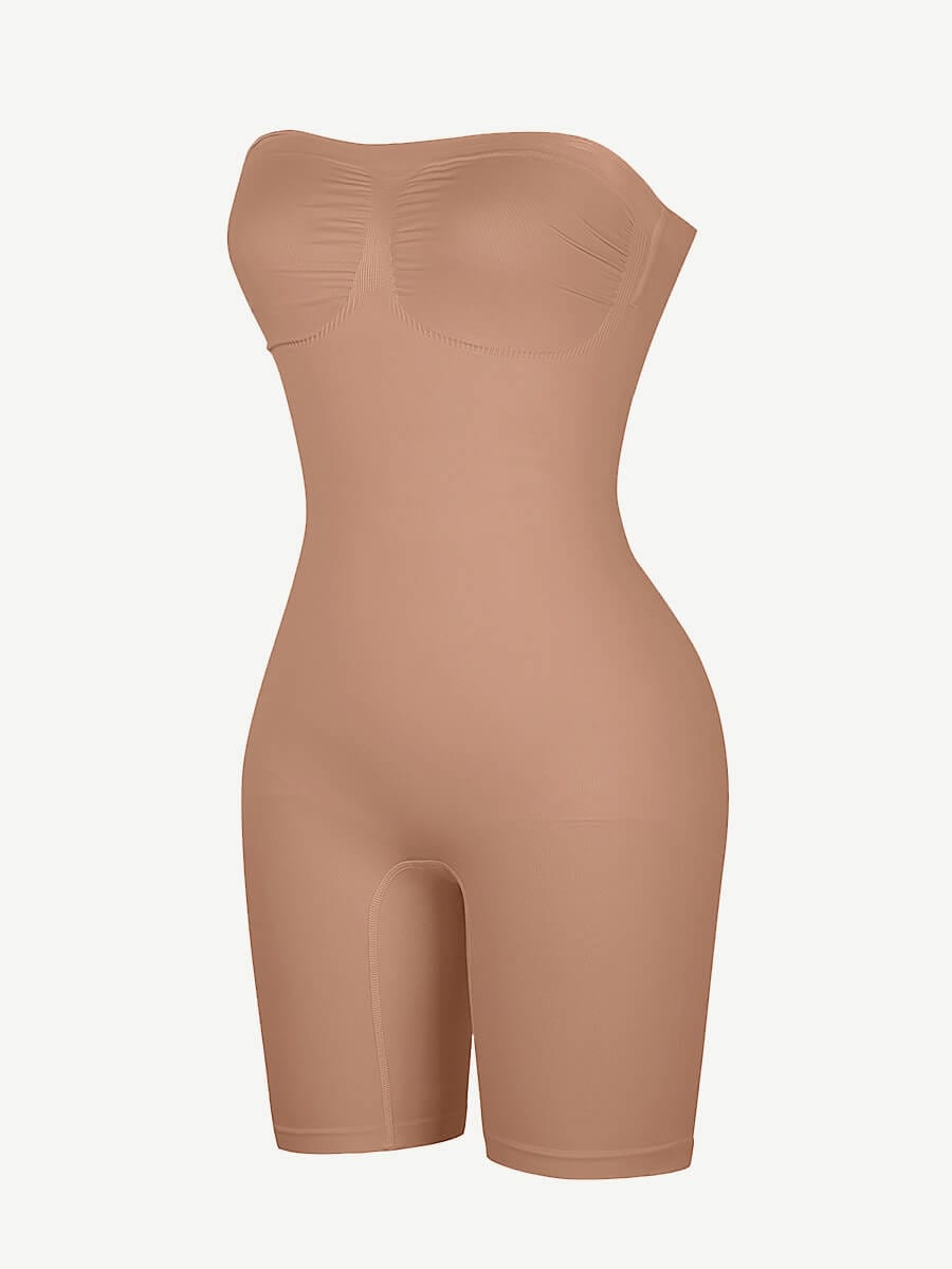 Seamless Sculpt Strapless Shorts Butt Lift Shapewear