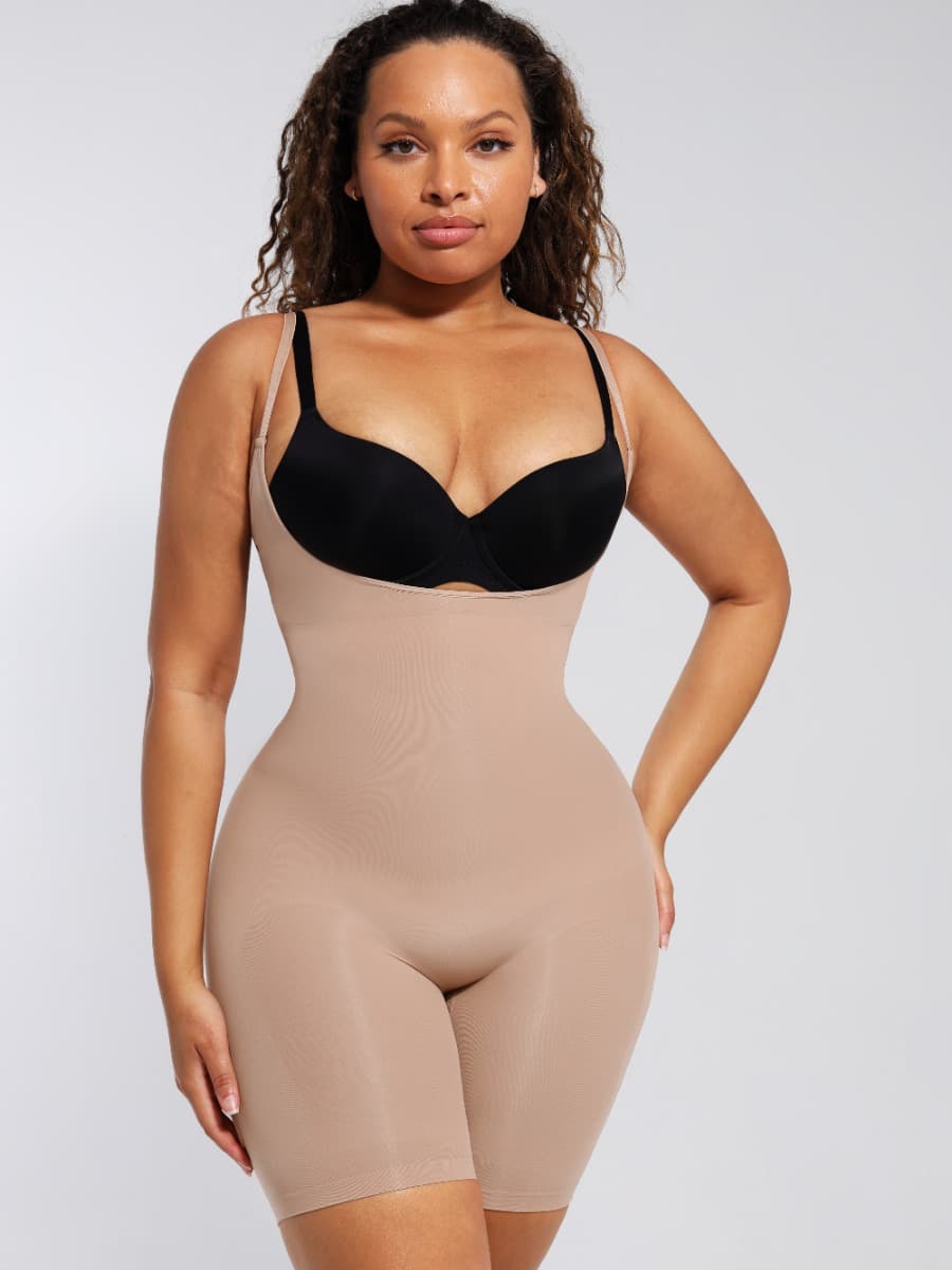Seamless One-piece Shapewear Briefs Tummy Tightening Hip Lift