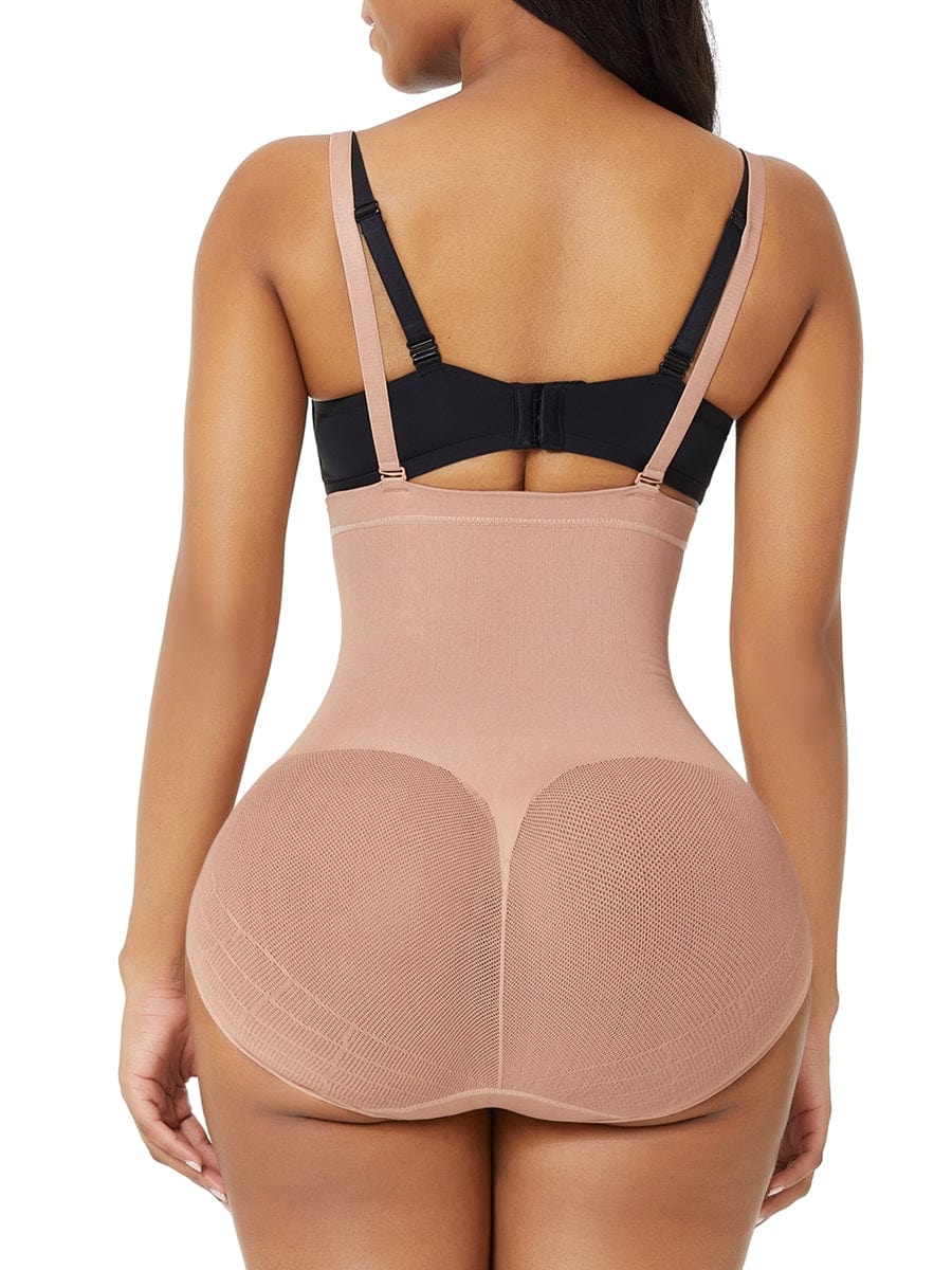 Plus Size Seamless Shapewear Bodysuit Anti-Slip Stretchy
