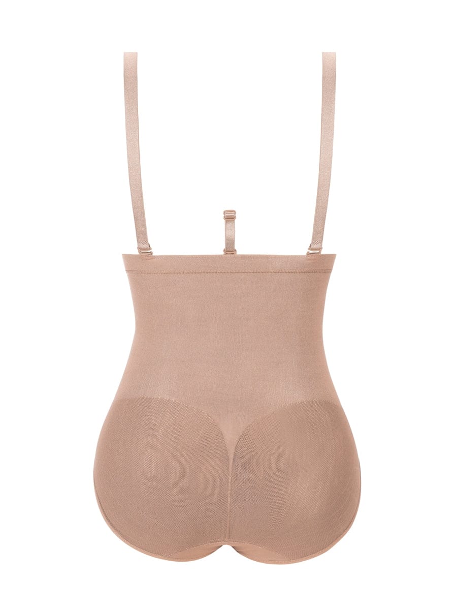 Plus Size Seamless Shapewear Bodysuit Anti-Slip Stretchy