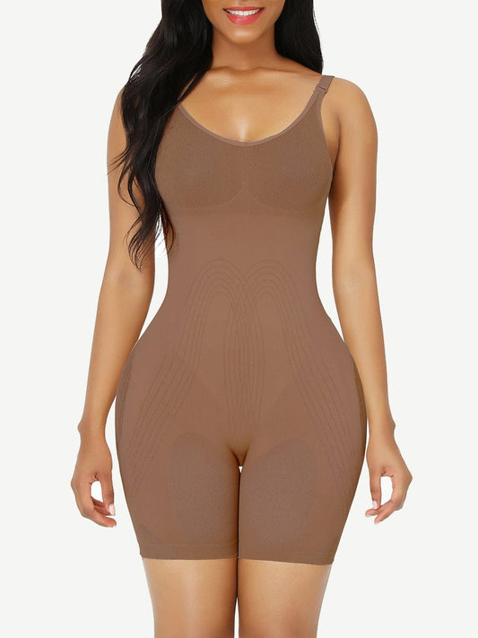 Seamless Low Back Full Body Shapewear Mesh Waist Control