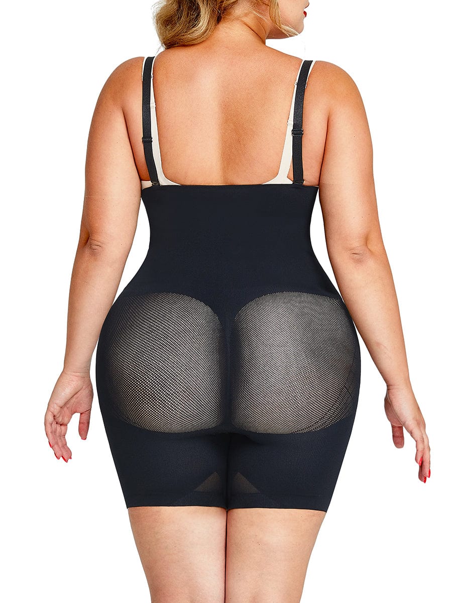 Women Classic Style Bodysuit Slimming Butt Lifter Tummy Compression Full Body Shaper