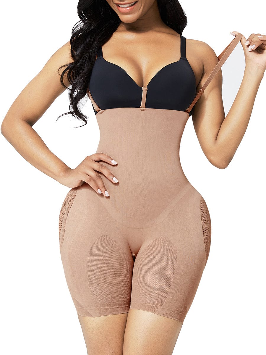 Women Classic Style Bodysuit Slimming Butt Lifter Tummy Compression Full Body Shaper