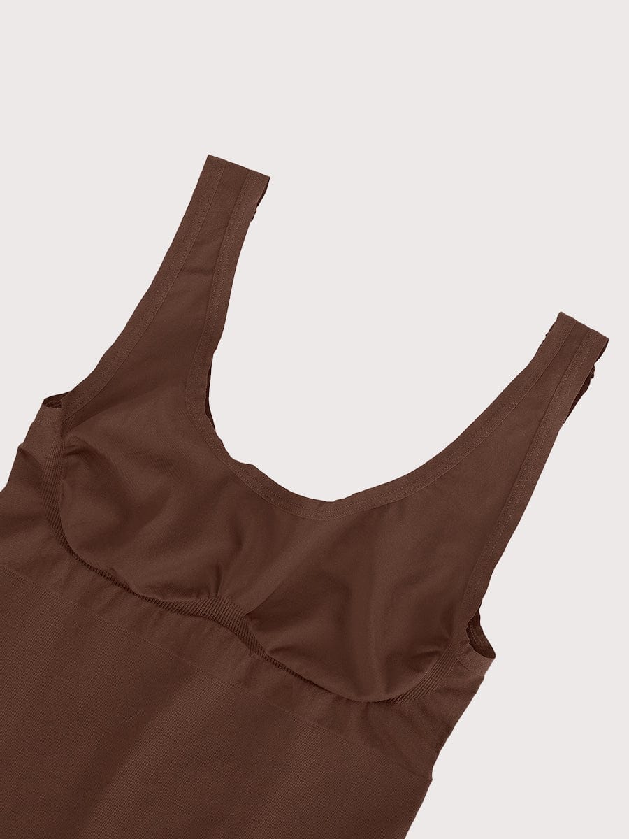 Eco-friendly Seamless Outerwear Belly Control Thong Bodysuit