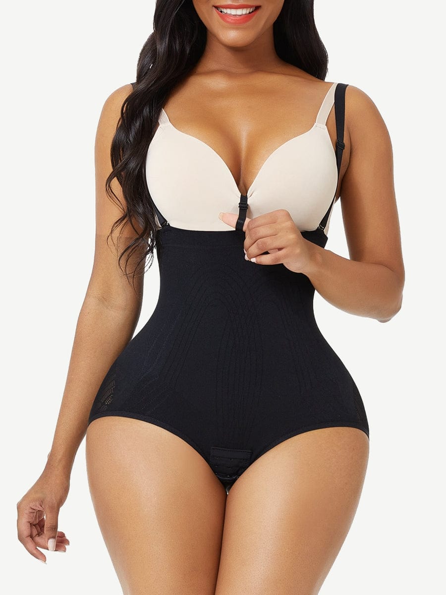 Plus Size Seamless Shapewear Bodysuit Anti-Slip Stretchy