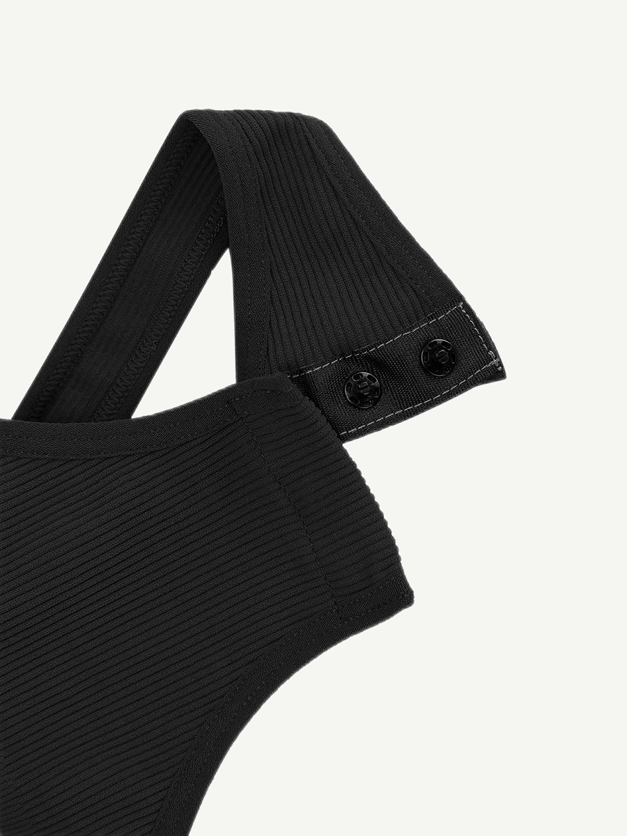One-Shoulder Waist Sculpting Tummy Control Seamless Body Bodysuit