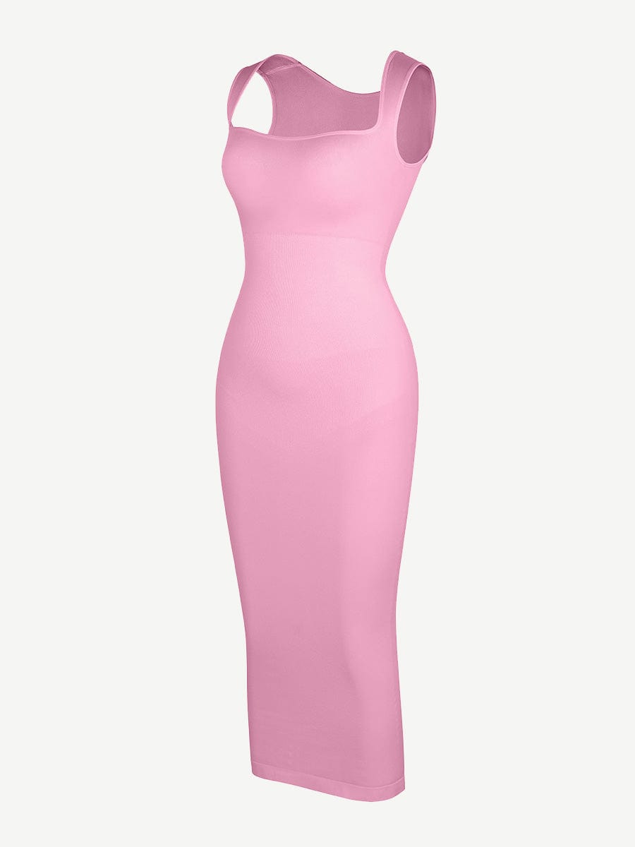 Eco-friendly Seamless 360ŒÁ Waist Control Spaghetti Strap Suspender Long Skirt