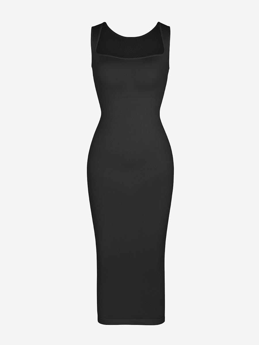 Eco-friendly Seamless 360ŒÁ Waist Control Spaghetti Strap Suspender Long Skirt