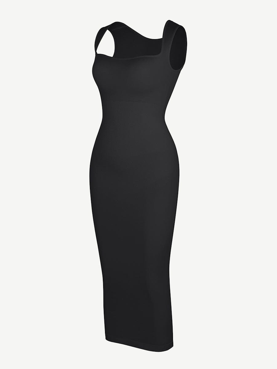 Eco-friendly Seamless 360ŒÁ Waist Control Spaghetti Strap Suspender Long Skirt