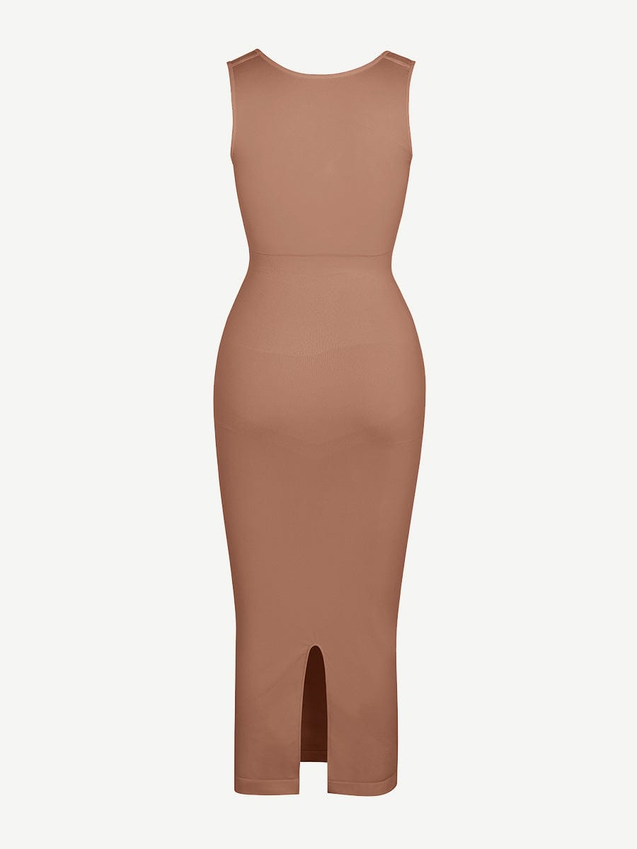 Eco-friendly Seamless 360ŒÁ Waist Control Spaghetti Strap Suspender Long Skirt