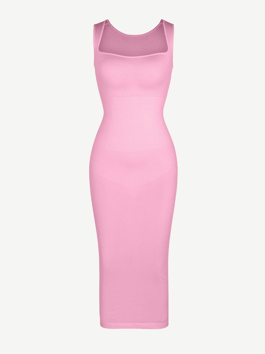 Eco-friendly Seamless 360ŒÁ Waist Control Spaghetti Strap Suspender Long Skirt