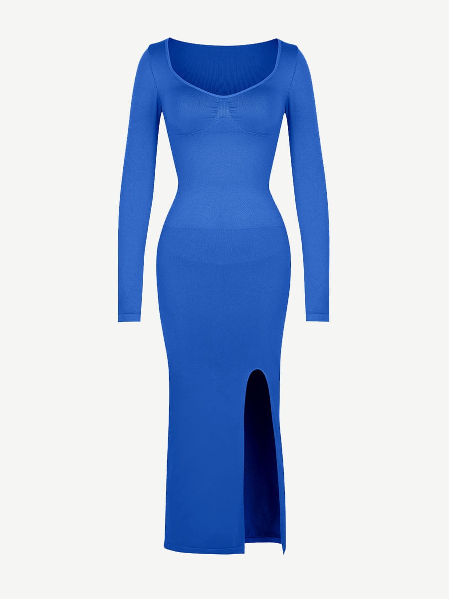Wholesale?ÙÎÀ Eco-friendly Seamless Bust Support Tummy Control High Side Slit Shaping Dress